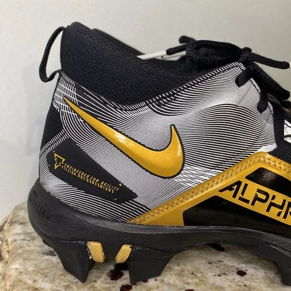 Russell Wilson Alpha Menace Shark GS Black Metallic Vivid Gold